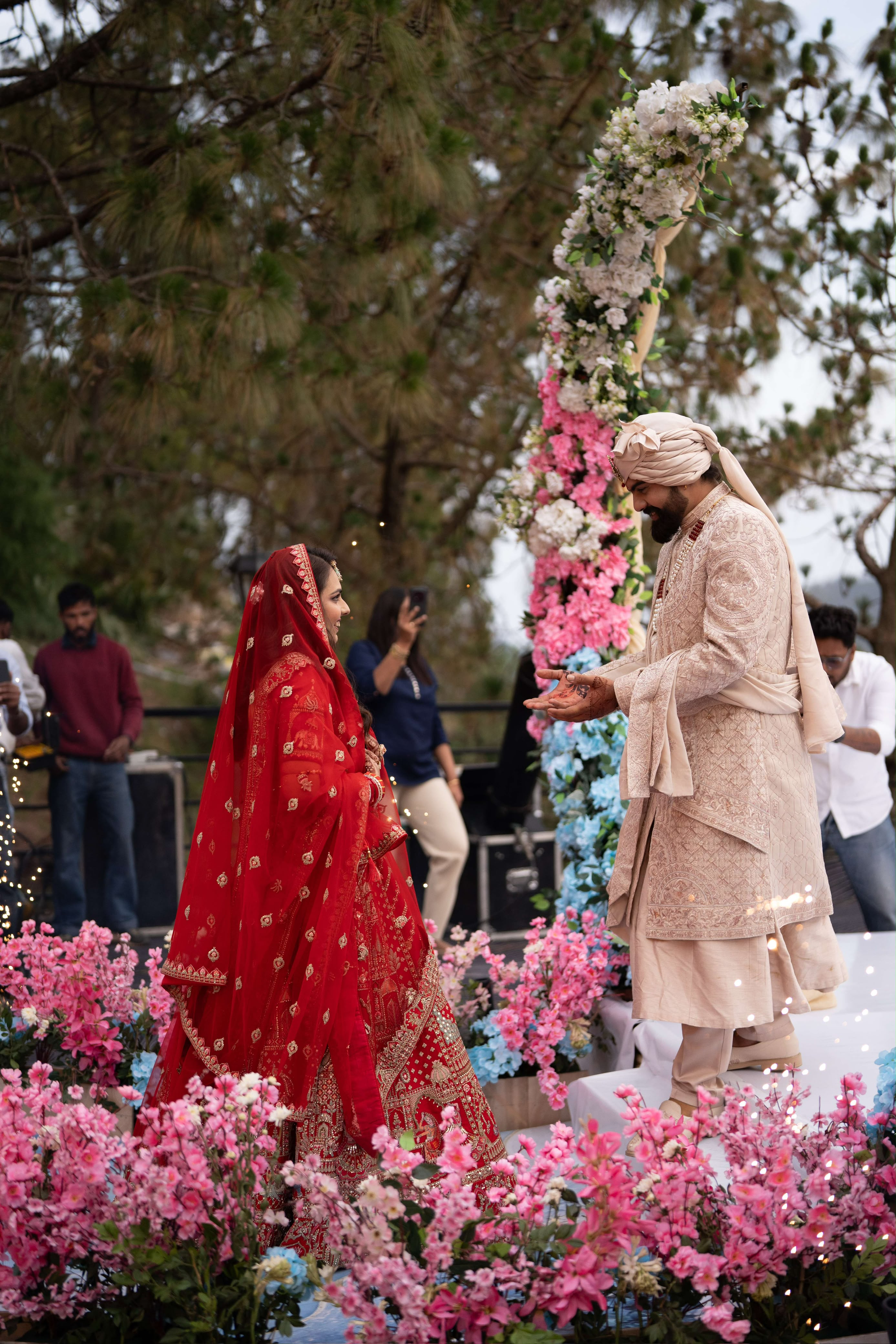 Wedding stage decor in Haryana